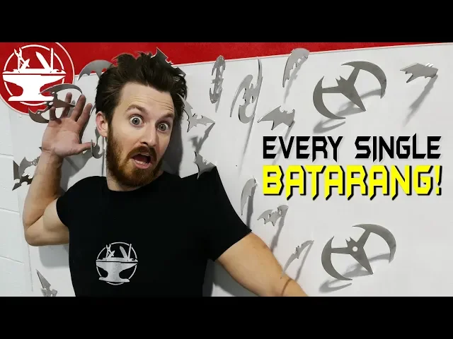 Every Single Batarang!! (3D Printable) video thumbnail