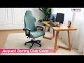 Elastic Stretchable Jacquard Gaming Chair Cover