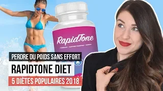 5 diètes horribles populaires en 2018 - Rapid Tone Diet | AVIS DE NUTRITIONNISTE
