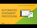 elDoc - Intelligent Document Processing Data capture from Bank Statements Use Case