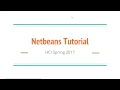 Getting Started with Netbeans