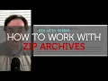How to create and work with zip archives using Python