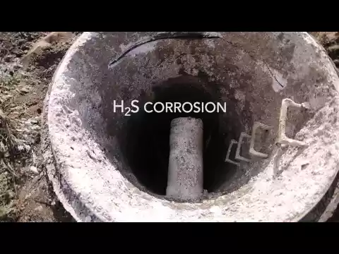 H2S Sewer Corrosion Effects Sewer Failure- Armorock™ Polymer Structures