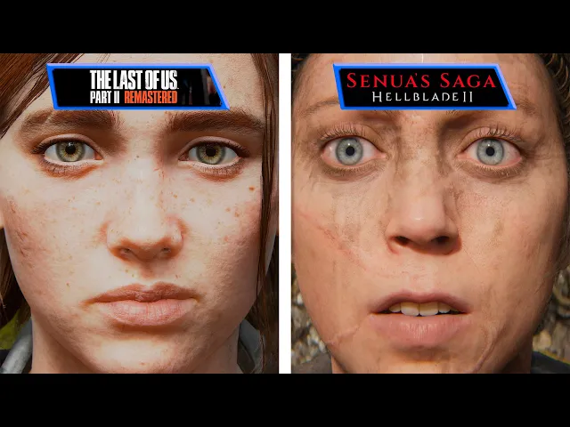 Hellblade 2 vs The Last of Us Part II Remastered | Graphics Comparison | PS5 vs Xbox Series Versions