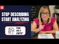 NBPTS Component 3 Planning Made Easy Stop Describing Start Analyzing