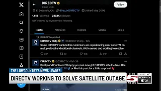 DIRECTV working to resolve satellite outage