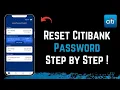 How to Reset Citibank Password Regain Citi Mobile App Access