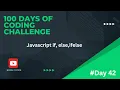 JavaScript if else and else if