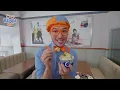 Rainbow Ice Cream Making with Blippi! | Learning Fun Yummy Food | Educational Videos For Kids