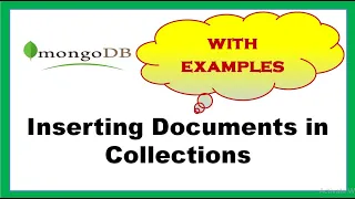 Inserting Documents in Collections MongoDB