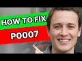 P0007 Fuel Shutoff Valve Control Circuit High Trouble Code Solution Symptoms Causes