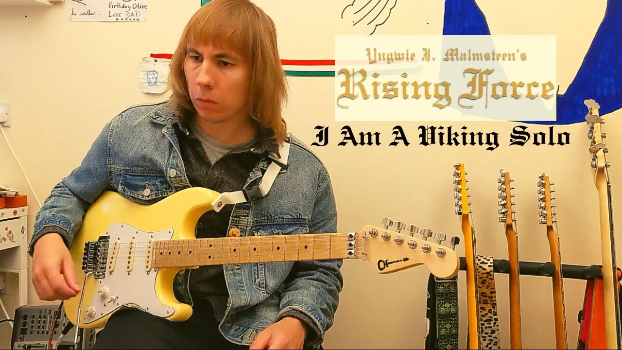 His Greatest Solo - Yngwie Malmsteen - I Am A Viking Cover - Steve Jeffrey