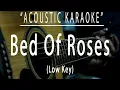 Download Lagu Bed of roses - Bon Jovi (Acoustic karaoke)