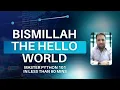 Chapter 3 Bismillah - The Hello World in the Python IDE Jupyter Notebook