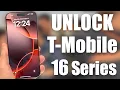 Unlock T-Mobile iPhone 16 Pro Max 16 Pro 16 Plus 16 16e by IMEI Permanently for ANY Carrier