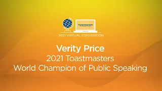 Download 2021 Toastmasters World Champion of Public Speaking: Verity Price MP3