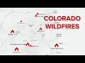 Map and updates on Colorado s four largest wildfires July 15