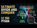 Longest Substring with At Least K Repeating Characters - LeetCode 395 Coding Only