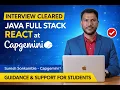 L1 Interview Cleared Java Full Stack React Capgemini Complete Guidance for Students