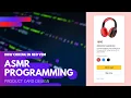 ASMR Programming in vim - No Talking