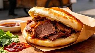 【LIVE】Roujiamo—a street food classic.