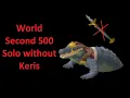 World Second ToA 500 Solo without the Keris Partisan outdated