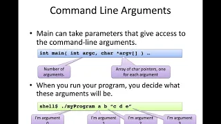 Command-line arguments mini-lecture
