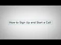 How to Sign Up and Start a Call Doxy me