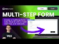 How to Create a Custom Multi-Step Form Wizard in Wix with a Multi-state Box and Datasets