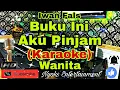 Lagu BUKU INI AKU PINJAM - IWAN FALS (Karaoke) Pop Original || Nada Wanita || A minor