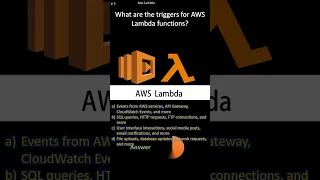 AWS Lambda What are the triggers for AWS Lambda functions