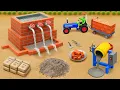 Download Lagu DIY Mini Tractor Builds Brick Water Tank | Tree Damaged Well Construction Science Project