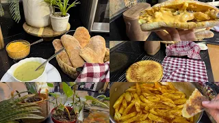 4وصفات على الزعاف😅سوندويش كبدة مع وصفة خبز 🥖 بنة و خفة👌🏻اسهل كاك ممكن توجديه للقهوة،تشرميلة تقطر بنة