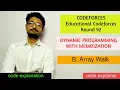 Array Walk Educational Codeforces Round 92 CODEFORCES DYNAMIC PROGRAMMING