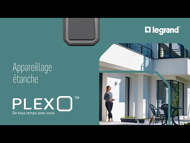 Твърда връзка 16А моноблок за скрит монтаж цвят Бял IP55 Plexo New Legrand, LEGRAND, 69888L