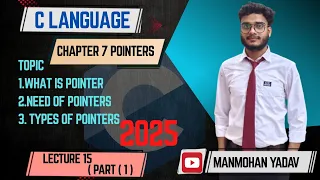 Master C Pointer Full Details on What Why Syntax Types Chapter 7 Part 1 codewithmanmohan