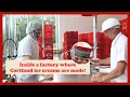 Inside an Ice Cream Factory where SUNY Cortland Ice Creams are made