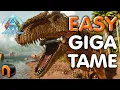 EASY SOLO GIGA TAMING Ark Survival Ascended