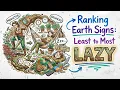 Ranking Earth Signs From Least to Most Lazy