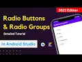 Radio button in android studio How to create radio buttons in android studio
