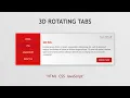 How To Create 3D Tabs Using HTML CSS JavaScript 3D Rotating Tab Contents
