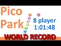 World Record Pico park Speedrun Multiplayer 8 players 1 01 48