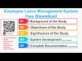 Employee Leave Management System Free Template