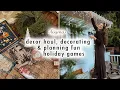 decor haul, decorating \u0026 planning fun holiday games | VLOGMAS DAY 10 | MaCenna Lee