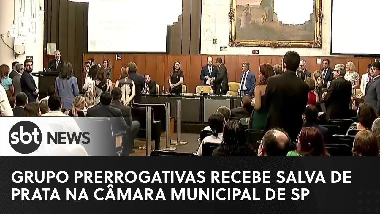Grupo Prerrogativas recebe Salva de Prata na Câmara Municipal de SP | #SBTNewsnaTV (07/03/23)