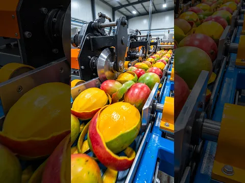 See Mango Peels Turn Into Flexible Slides | Manufacturing Process #Fashion