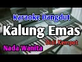 Download Lagu KALUNG EMAS - KARAOKE || NADA WANITA CEWEK || Didi Kempot || Audio HQ || Live Keyboard