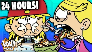 24 hours at the loud house dinner table the loud house