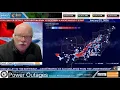 Massive Power Outages Due to Ice Storm While Snow Sleet and Freezing Rain Hit in the East