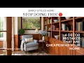 4 Things That Instantly Date a House And What to do Instead